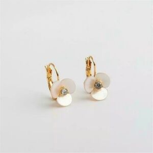 NEW Kate Spade Disco Pansy Leverback Earrings